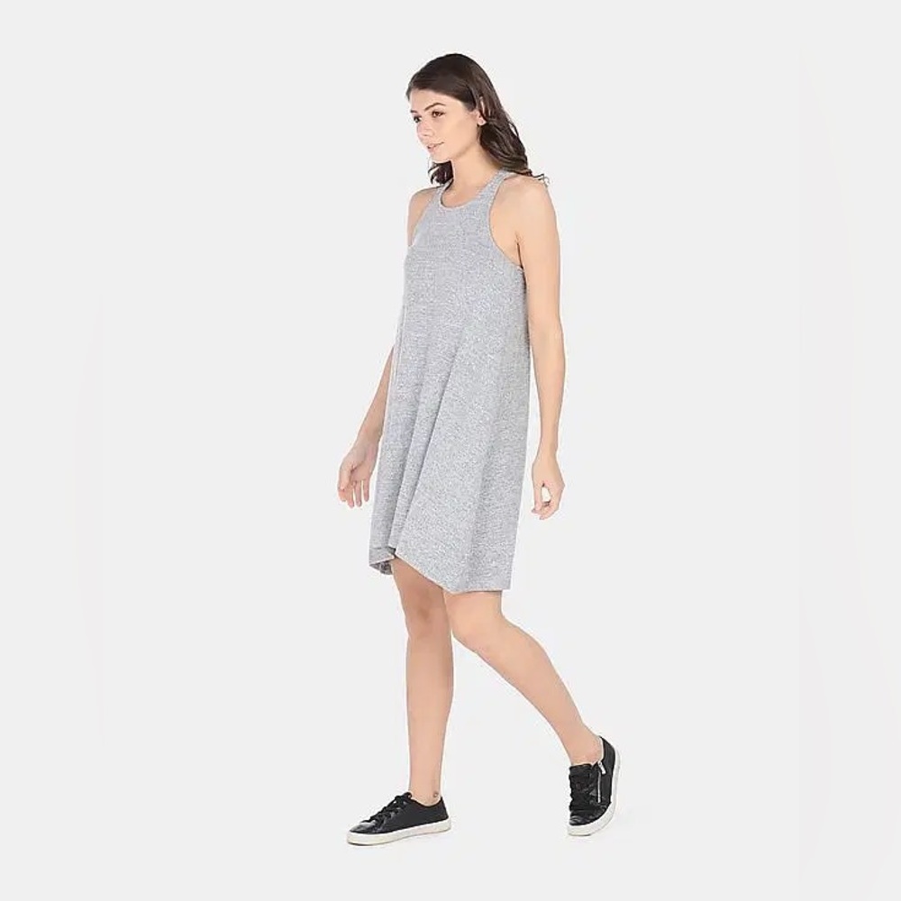 GAP Gray Softspun Knit Racerback Dress - Picture 3 of 10